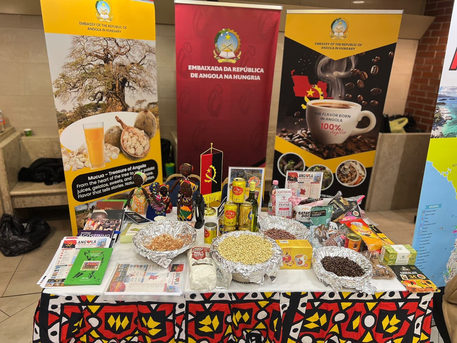 Angolan agricultural and food products on display