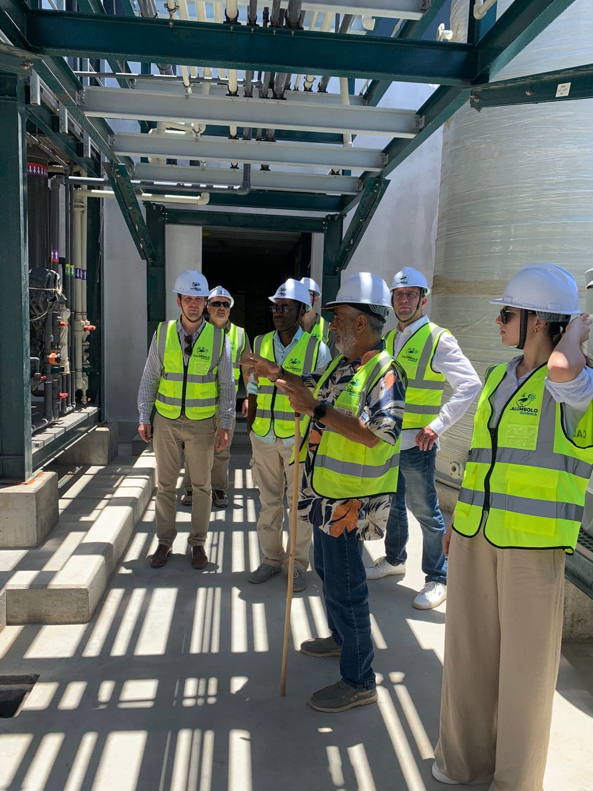 Technical inspection of a water treatment installation