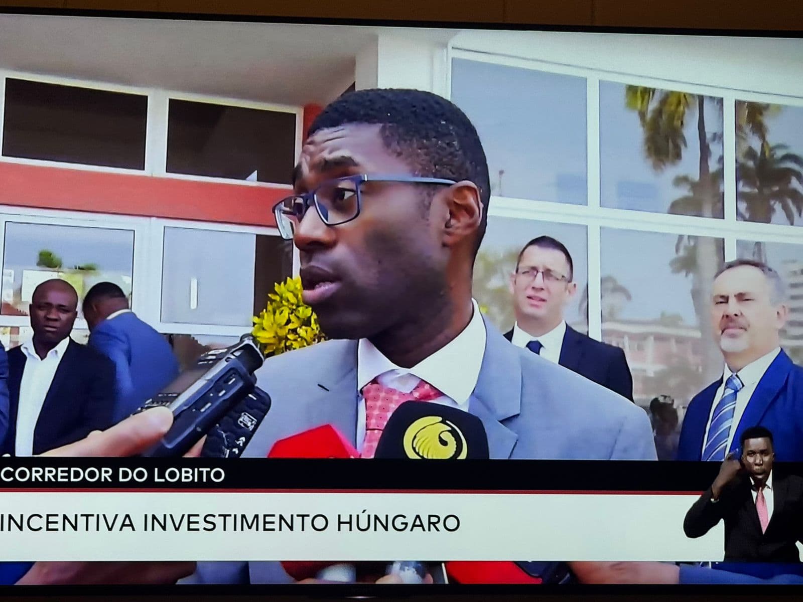 Television interview on Hungarian investment in the Lobito Corridor